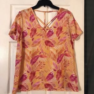Tropical print shirt